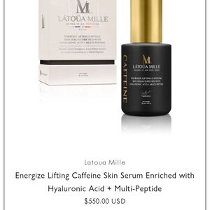 Black and Gold Lifting Caffeine Skin Serum